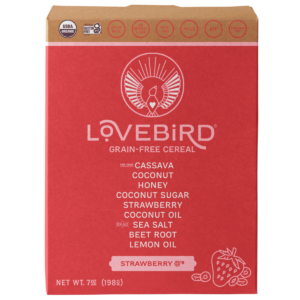 Love Bird Grain Free Cereal. Gluten Free. Dairy Free